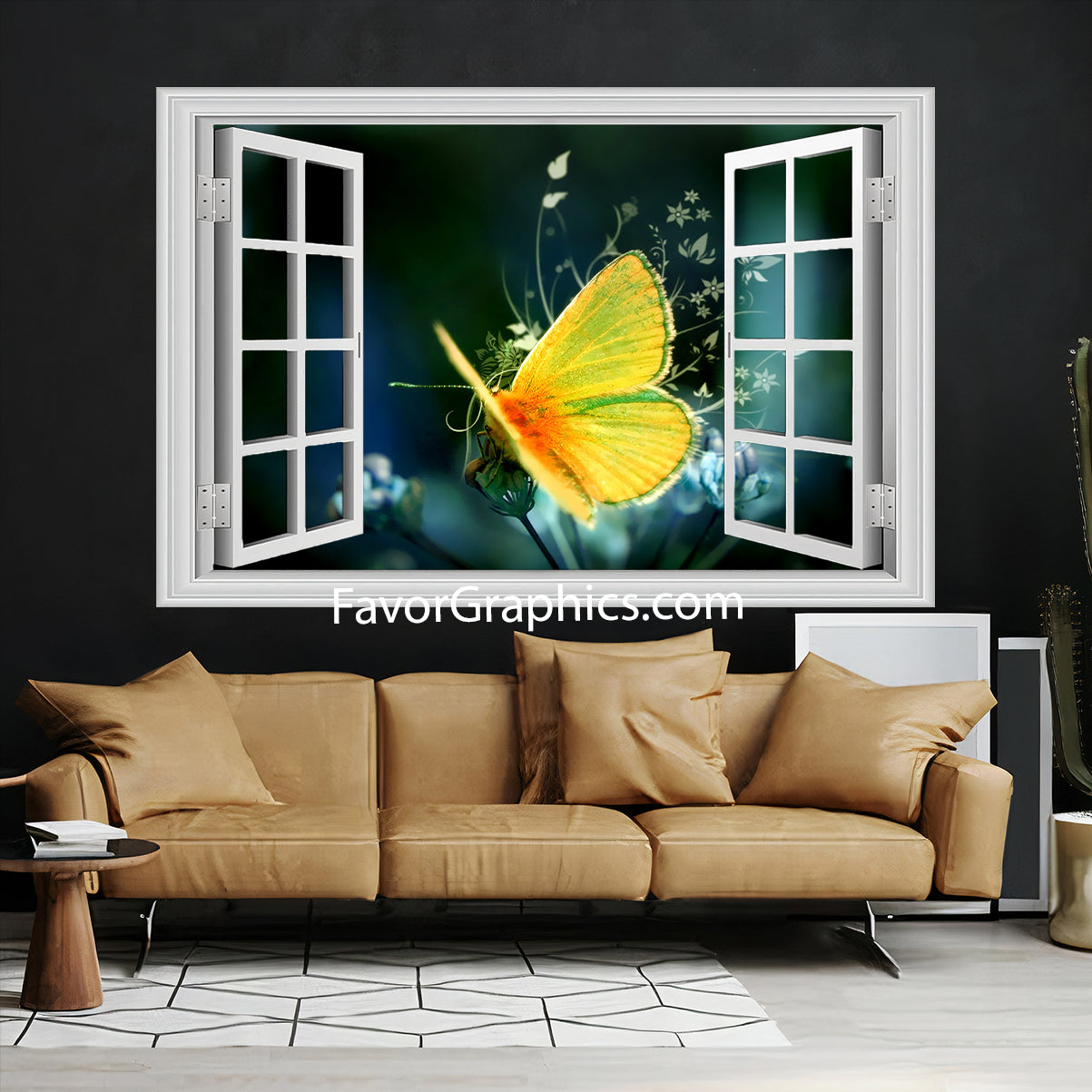 Butterfly Vinyl Wall Art Decal Sticker Poster Print Mural