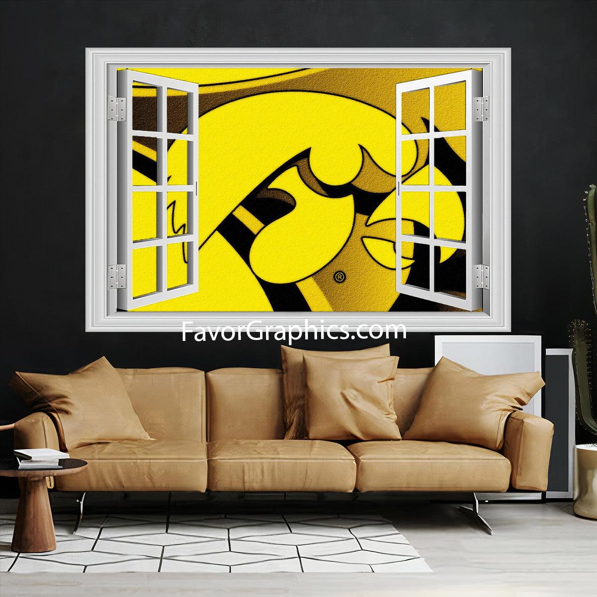 Iowa Hawkeyes Vinyl Wall Art Decal Sticker Poster Print Mural