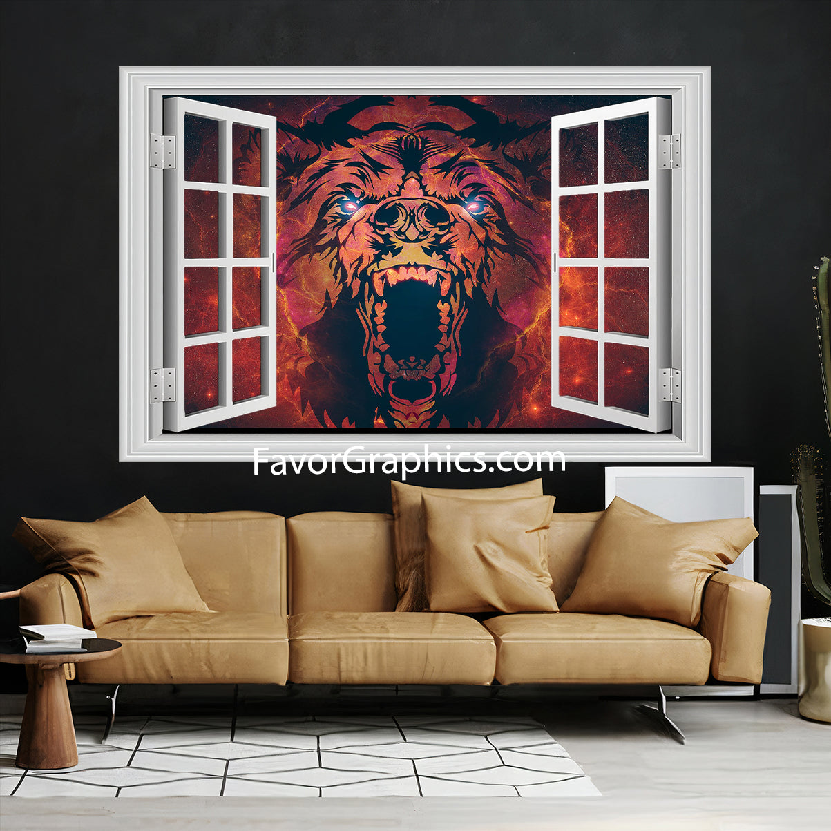 Bear Vinyl Wall Art Decal Sticker Poster Print Mural