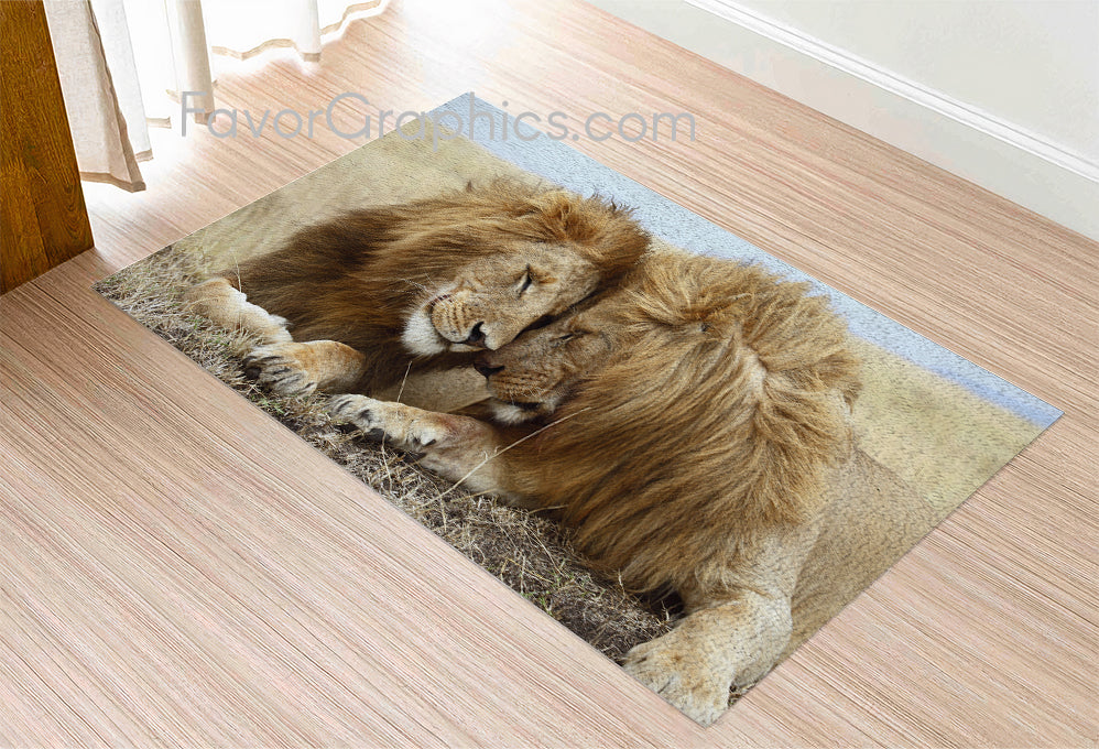 Lion Home Bedroom Decor Rug Carpet Mat