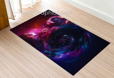 Outer Space Planet Home Bedroom Decor Rug Carpet Mat