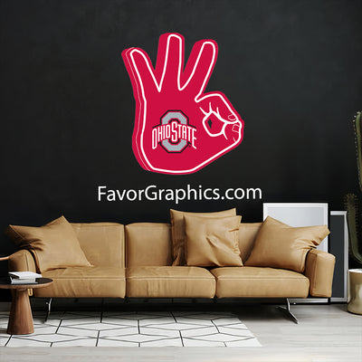 Ohio State Home Room Wall Vinyl Decal Sticker Mural Poster