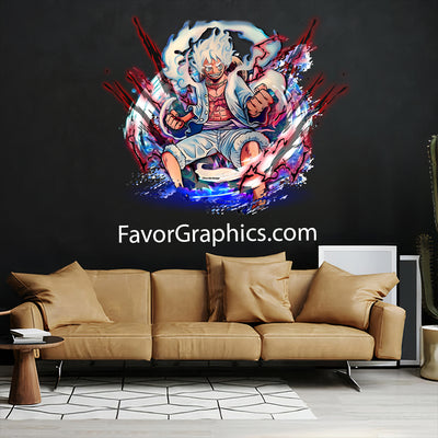 Monkey D. Luffy Gear 5 Home Room Wall Vinyl Decal Sticker Mural Poster