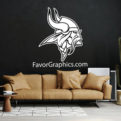 Minnesota Vikings Home Room Wall Vinyl Decal Sticker Mural Poster