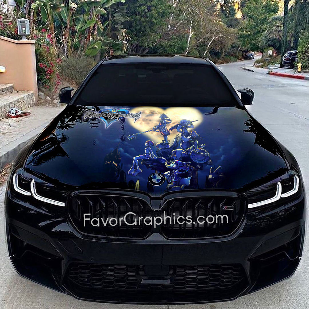 Kingdom Hearts Itasha Car Vinyl Hood Wrap Decal Sticker