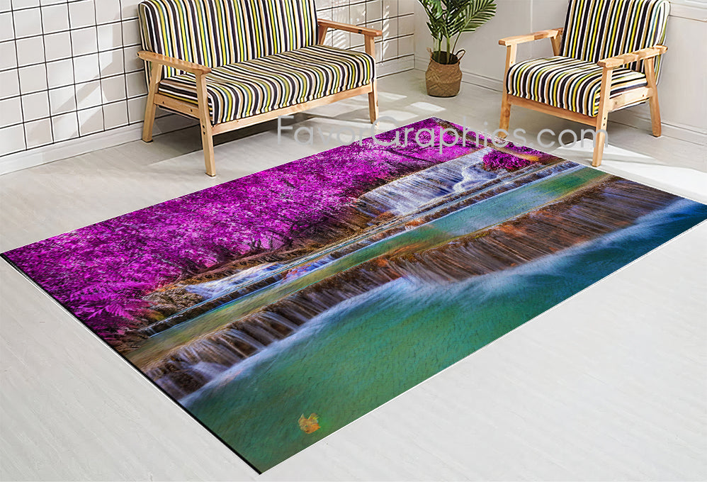 Waterfall Home Bedroom Decor Rug Carpet Mat