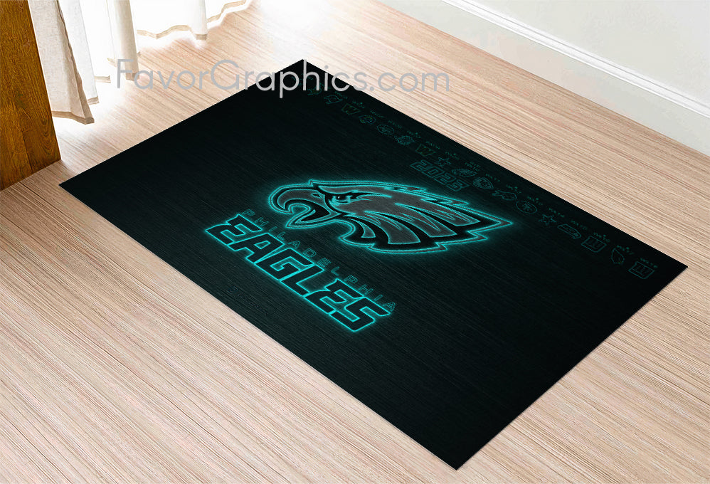 Philadelphia Eagles Home Bedroom Decor Rug Carpet Mat