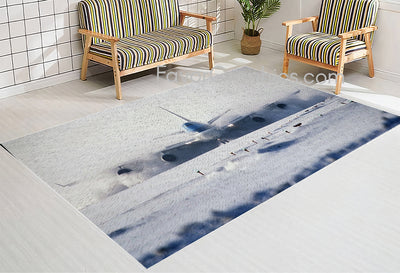 Boeing 747 Home Bedroom Decor Rug Carpet Mat