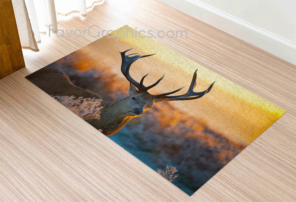 Deer Home Bedroom Decor Rug Carpet Mat