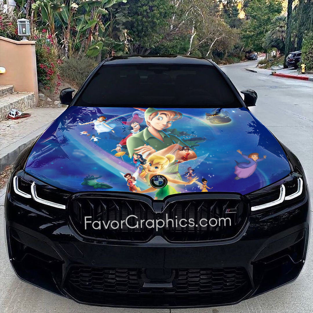 Peter Pan Itasha Car Vinyl Hood Wrap Decal Sticker