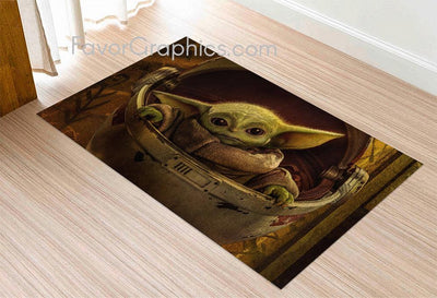 Baby Yoda Home Bedroom Decor Rug Carpet Mat