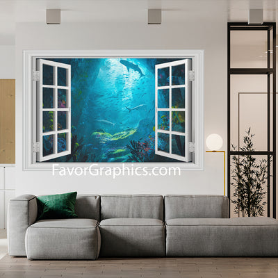 Underwater Under The Sea Vinyl Wall Art Decal Sticker Poster Print Mural