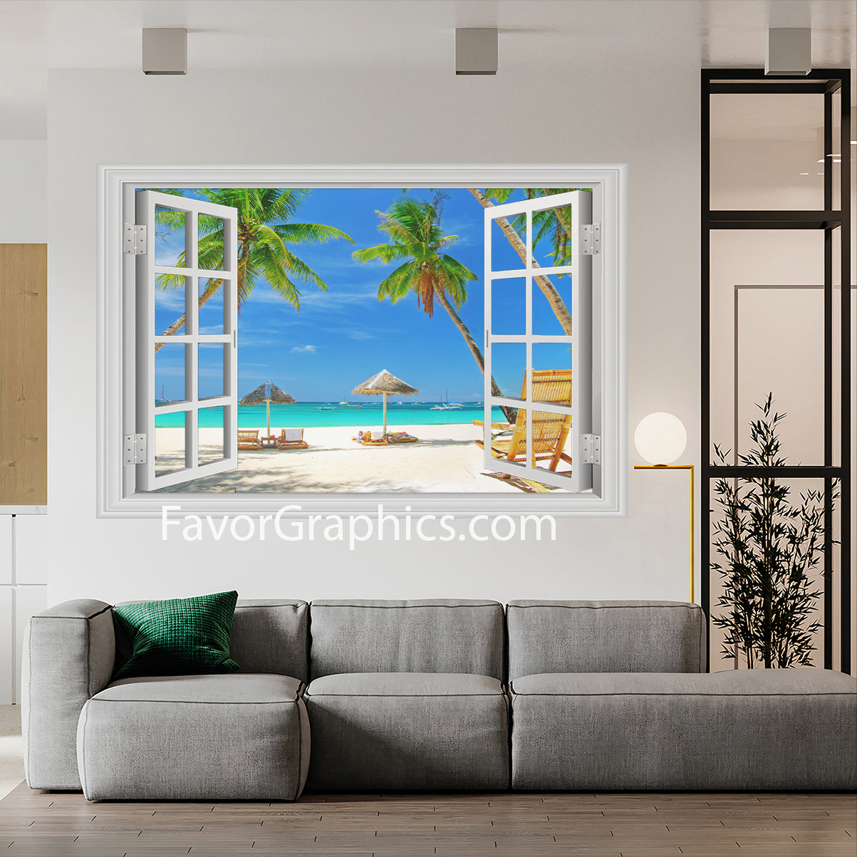 Beach Vinyl Wall Art Decal Sticker Poster Print Mural