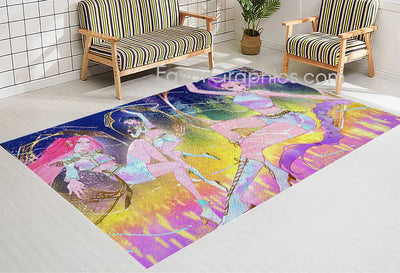 Huntrix HUNTR/X Kpop Demon Hunters Home Bedroom Decor Rug Carpet Mat