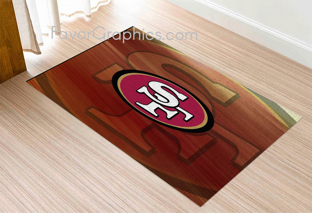 San Francisco 49ers Home Bedroom Decor Rug Carpet Mat