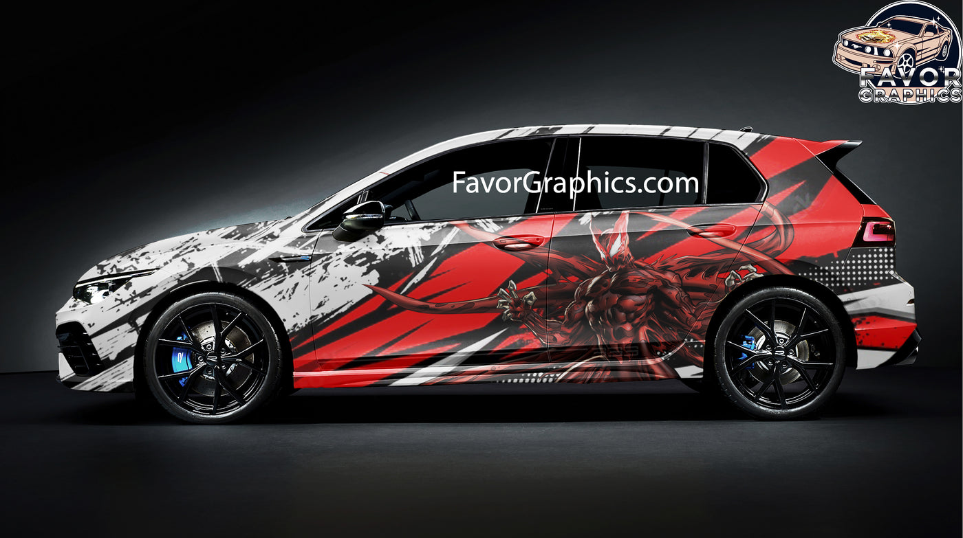 Carnage Itasha Full Car Vinyl Wrap Decal Sticker