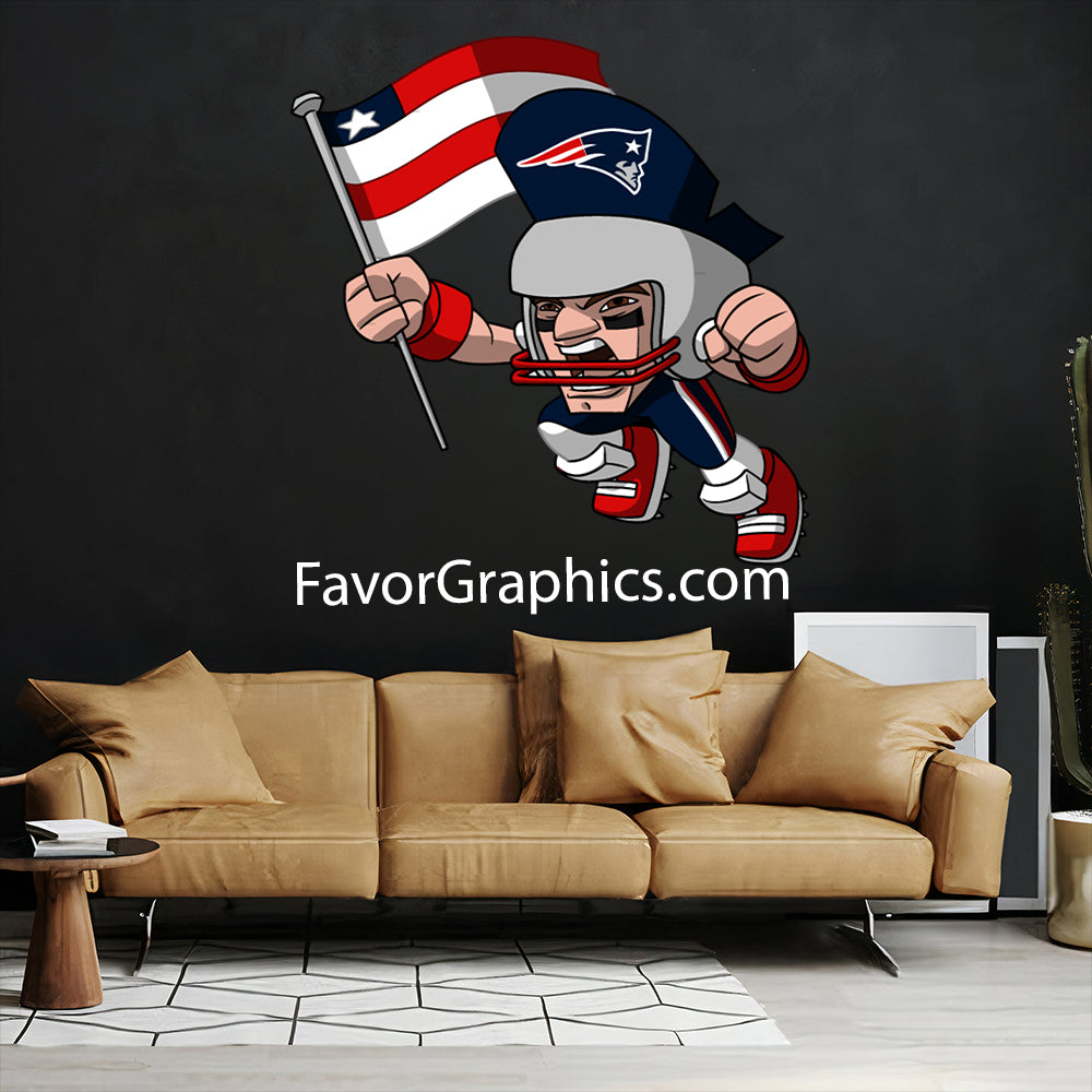 New England Patriots Home Room Wall Vinyl Decal Sticker Mural Poster