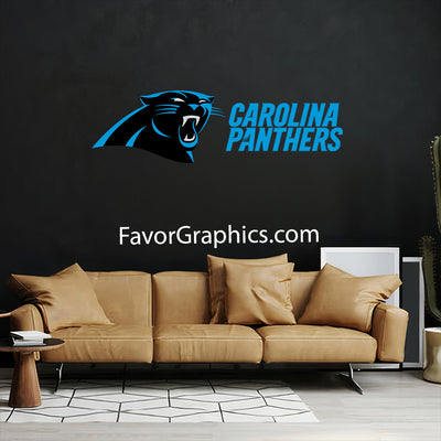 Carolina Panthers Home Room Wall Vinyl Decal Sticker Mural Poster