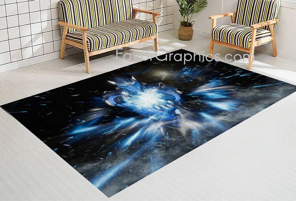 Sub Zero Mortal Kombat Home Bedroom Decor Rug Carpet Mat