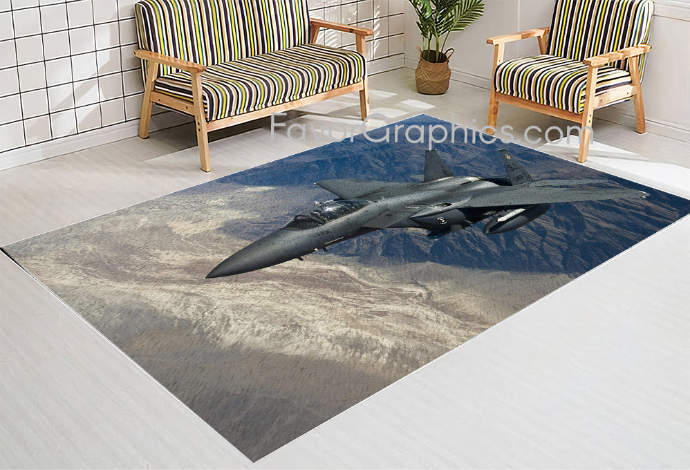 Military Aircraft Home Bedroom Decor Rug Carpet Mat