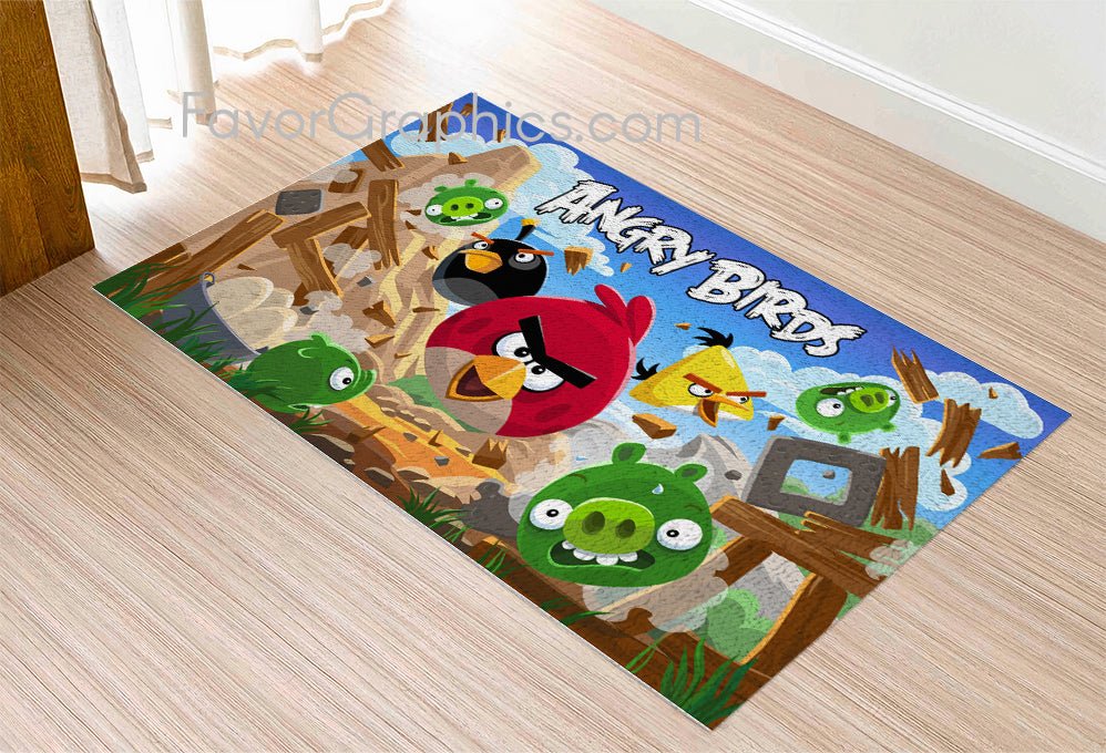 Angry Birds Home Bedroom Decor Rug Carpet Mat