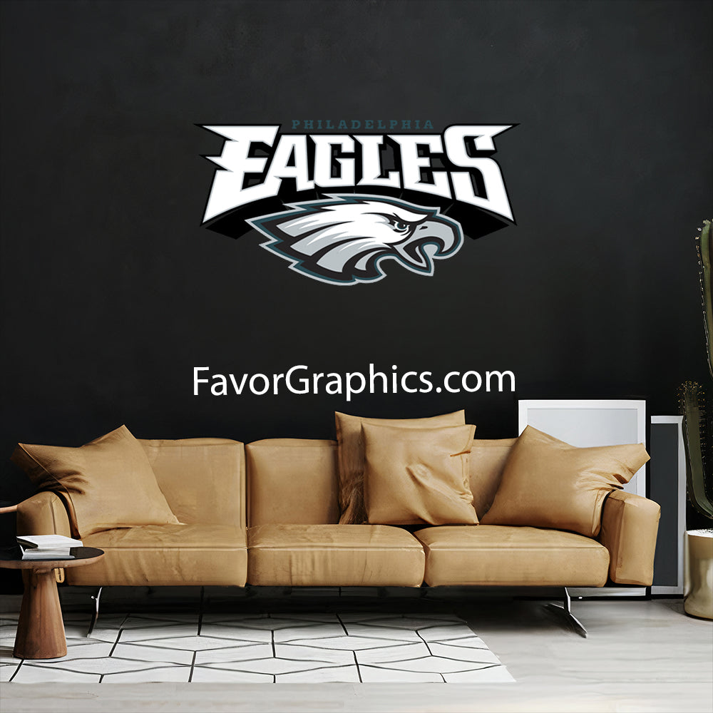 Philadelphia Eagles Home Room Wall Vinyl Decal Sticker Mural Poster