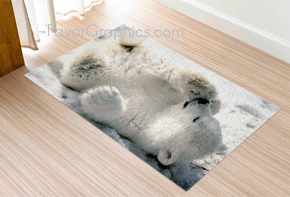 Polar Bear Home Bedroom Decor Rug Carpet Mat