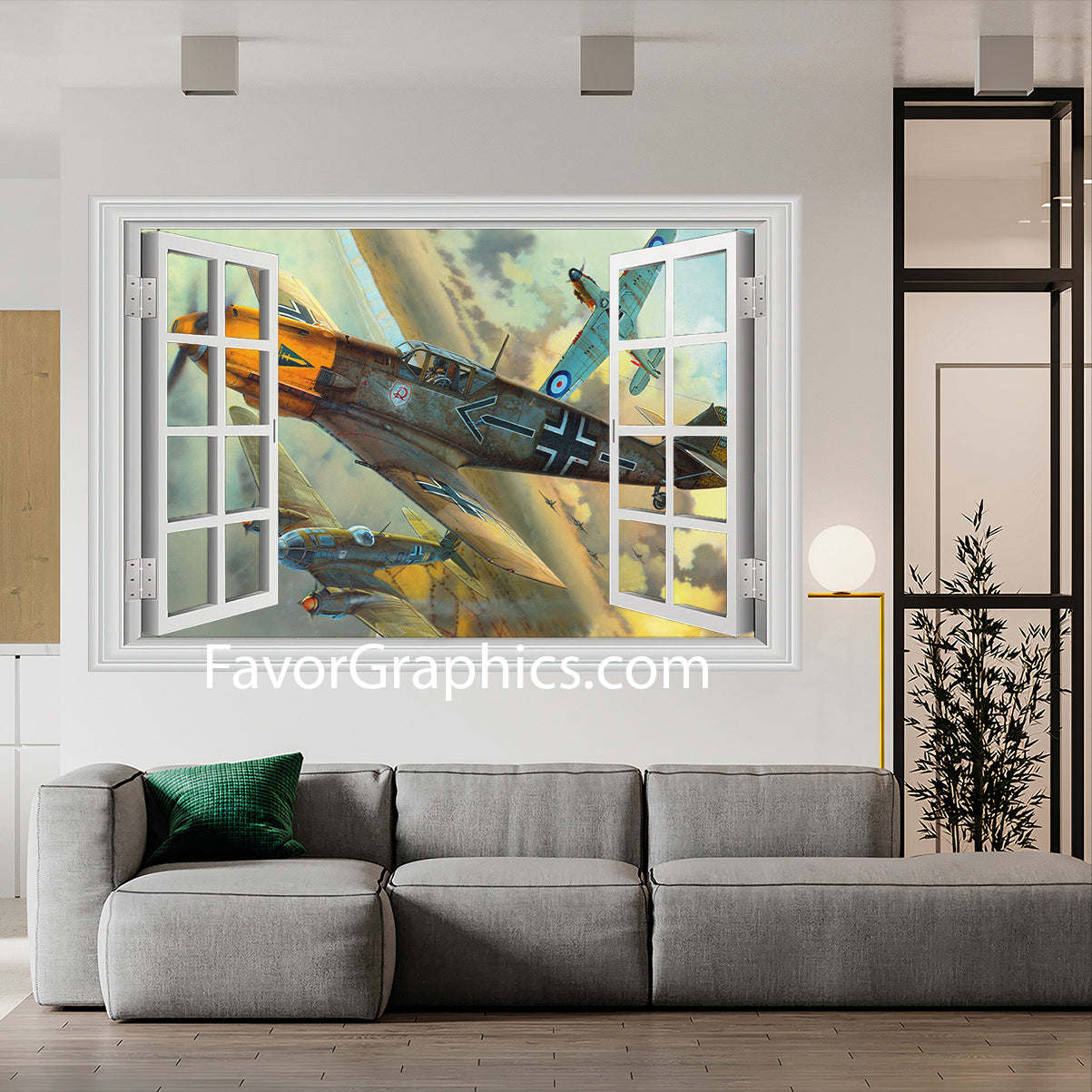 Aircraft Vinyl Wall Art Decal Sticker Poster Print Mural