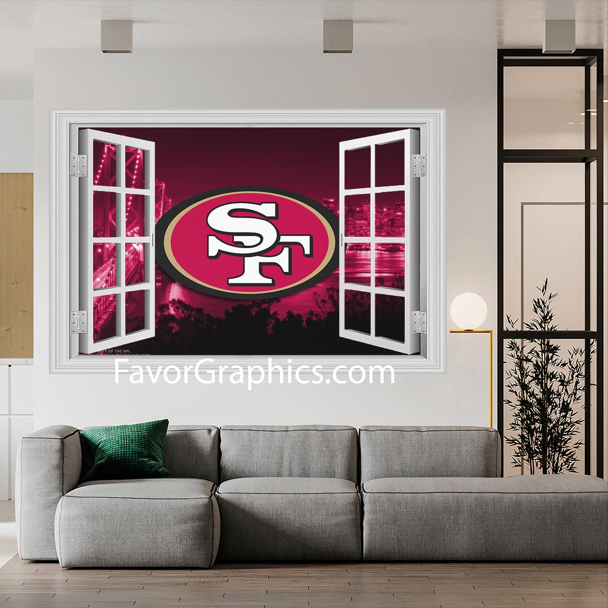 San Francisco 49ers Vinyl Wall Art Decal Sticker Poster Print Mural