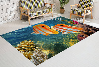 Butterflyfish Home Bedroom Decor Rug Carpet Mat