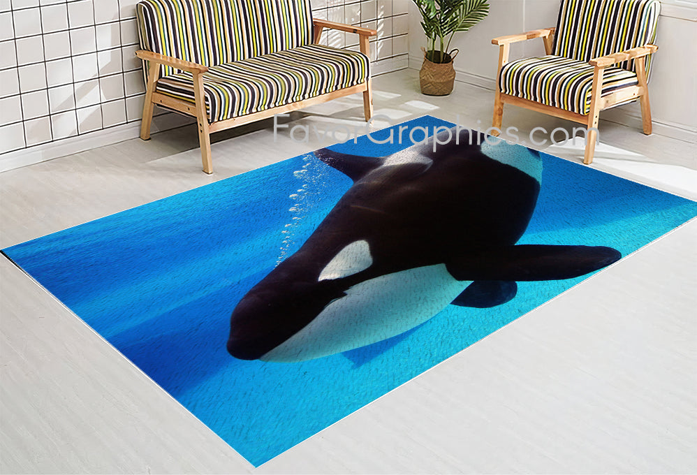 Orca Home Bedroom Decor Rug Carpet Mat