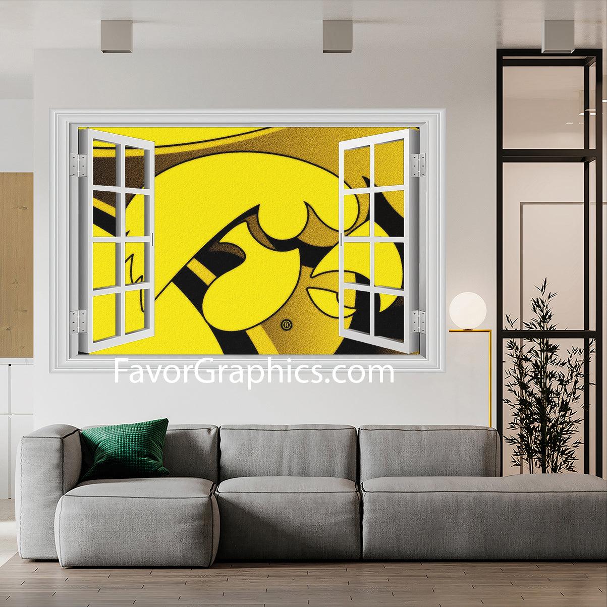 Iowa Hawkeyes Vinyl Wall Art Decal Sticker Poster Print Mural