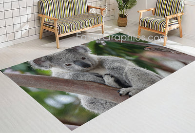 Koala Home Bedroom Decor Rug Carpet Mat