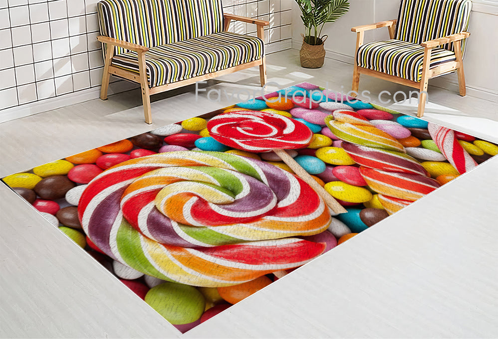 Candy Home Bedroom Decor Rug Carpet Mat