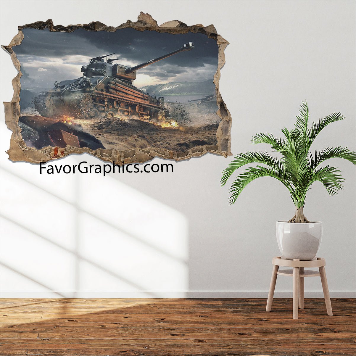 Tank Vinyl Wall Art Decal Sticker Poster Print Mural