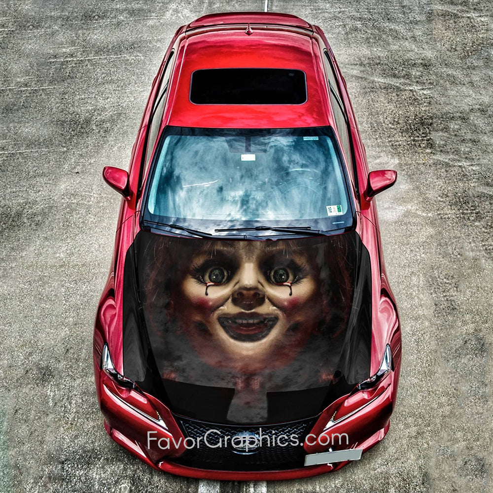 Annabelle Itasha Car Vinyl Hood Wrap Decal Sticker