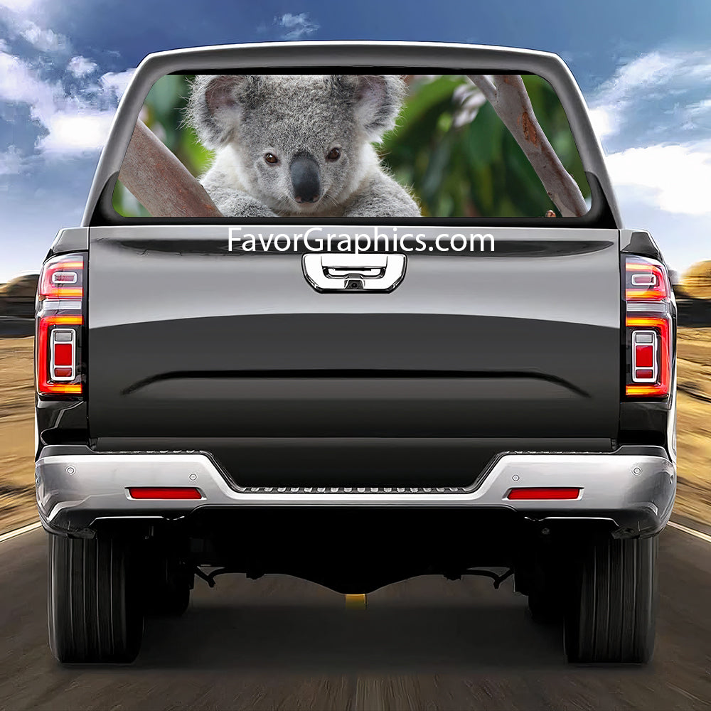 Koala Rear Window Perforated Graphic Vinyl Decal Car Truck UTV