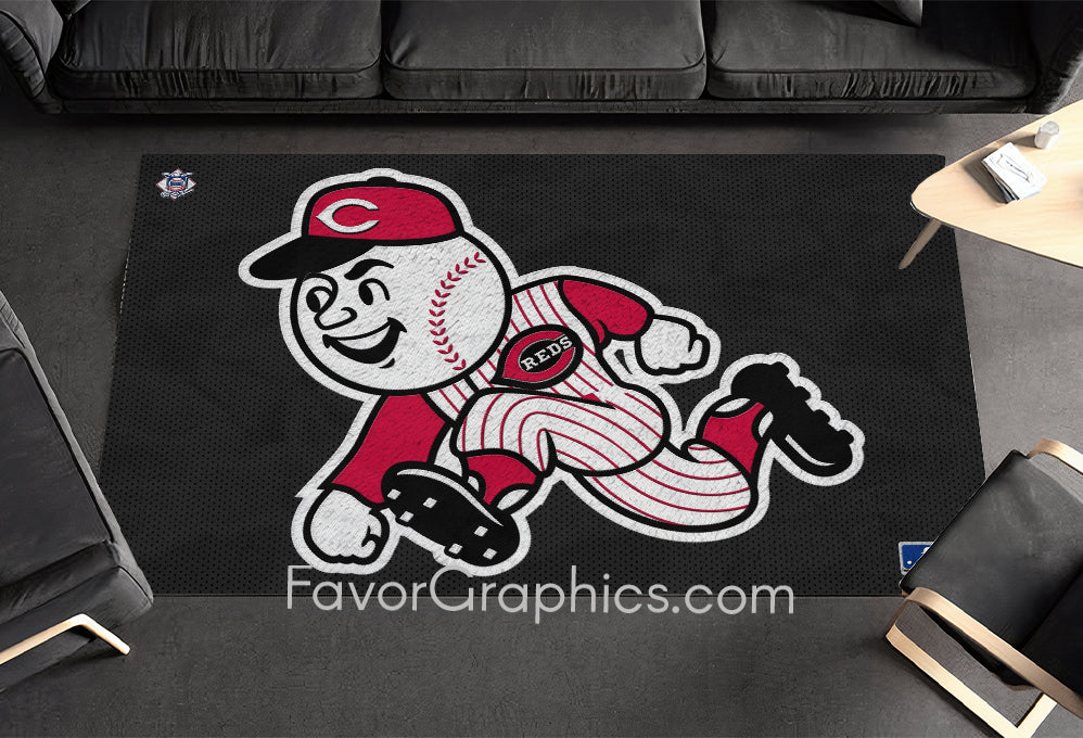 Cincinnati Reds Home Bedroom Decor Rug Carpet Mat