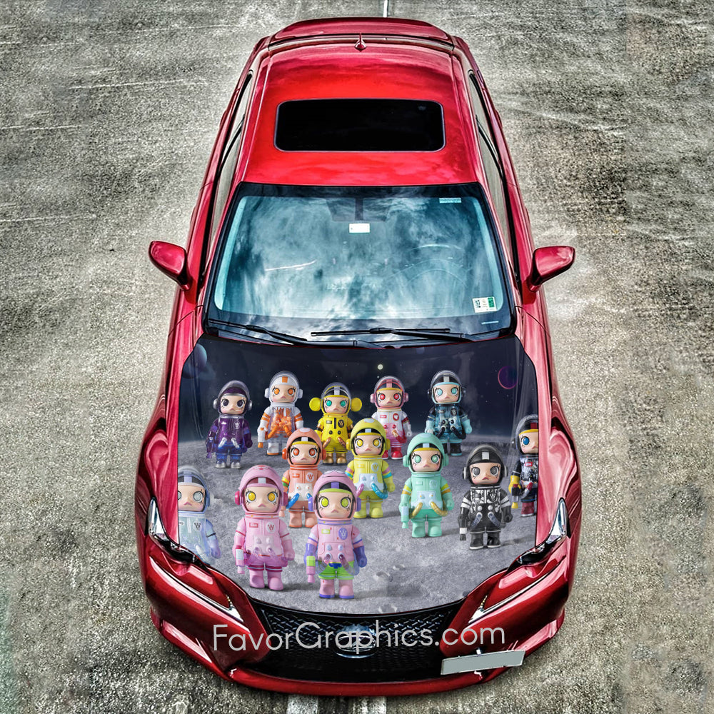 Molly Itasha Car Vinyl Hood Wrap Decal Sticker