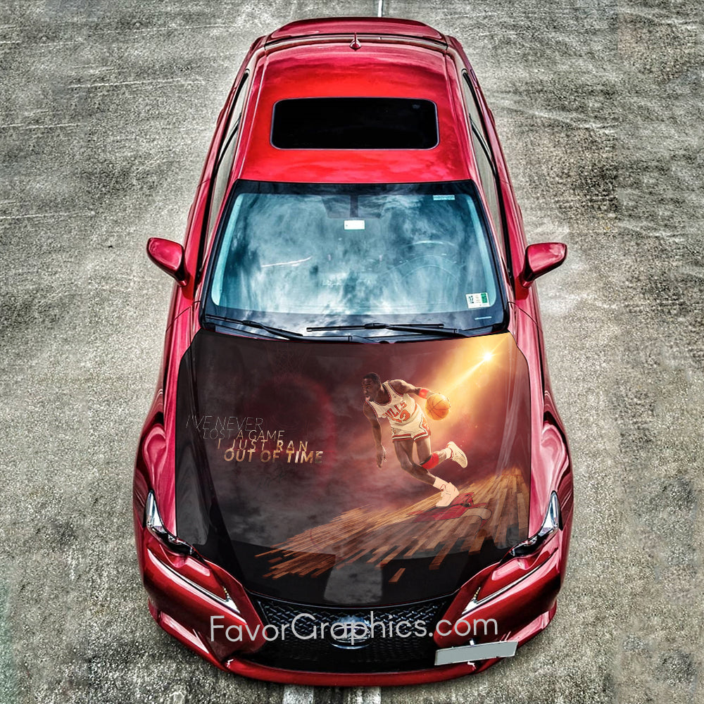 Michael Jordan Itasha Car Vinyl Hood Wrap Decal Sticker