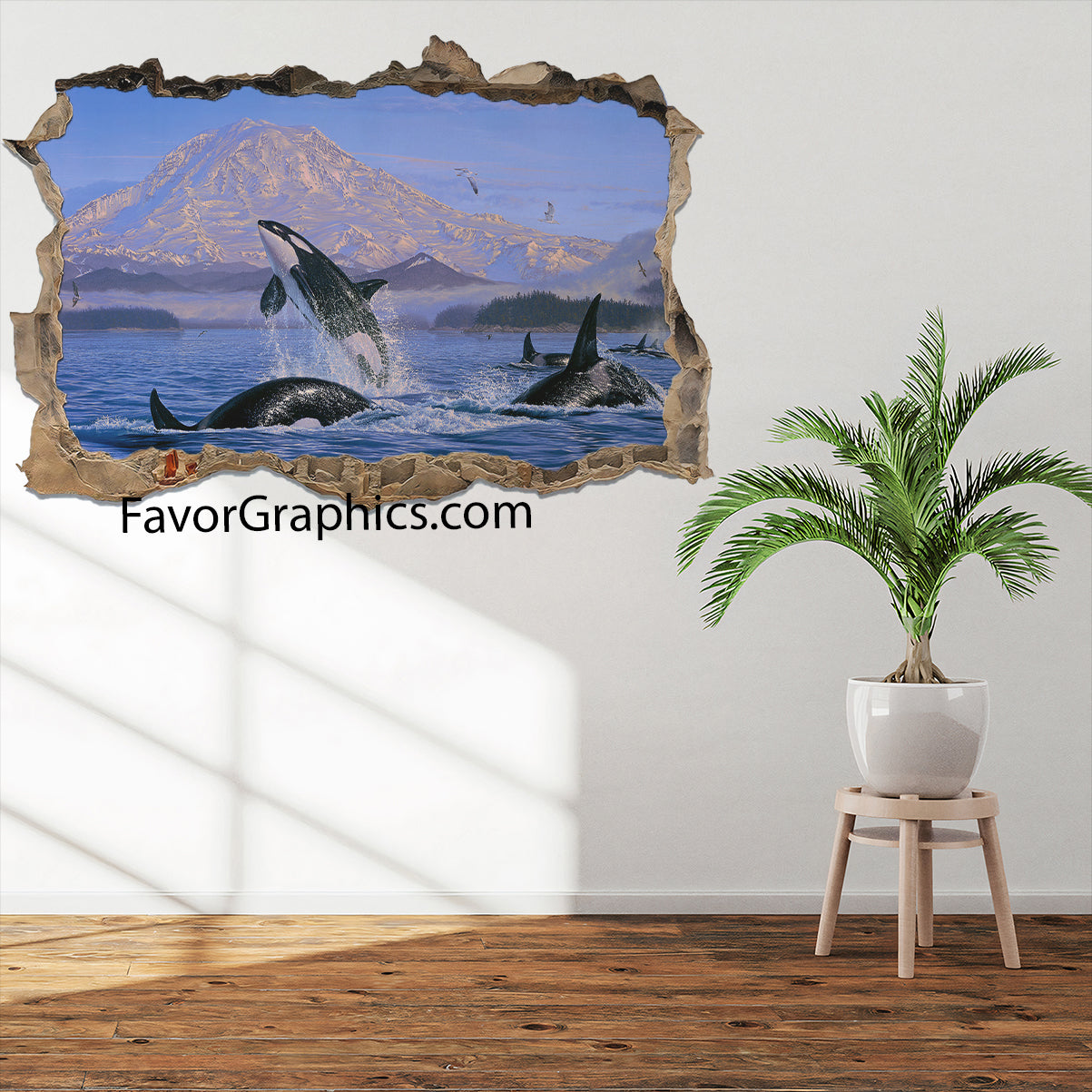 Orca Vinyl Wall Art Decal Sticker Poster Print Mural