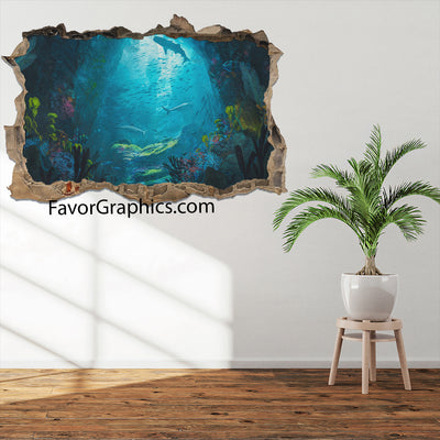 Underwater Under The Sea Vinyl Wall Art Decal Sticker Poster Print Mural