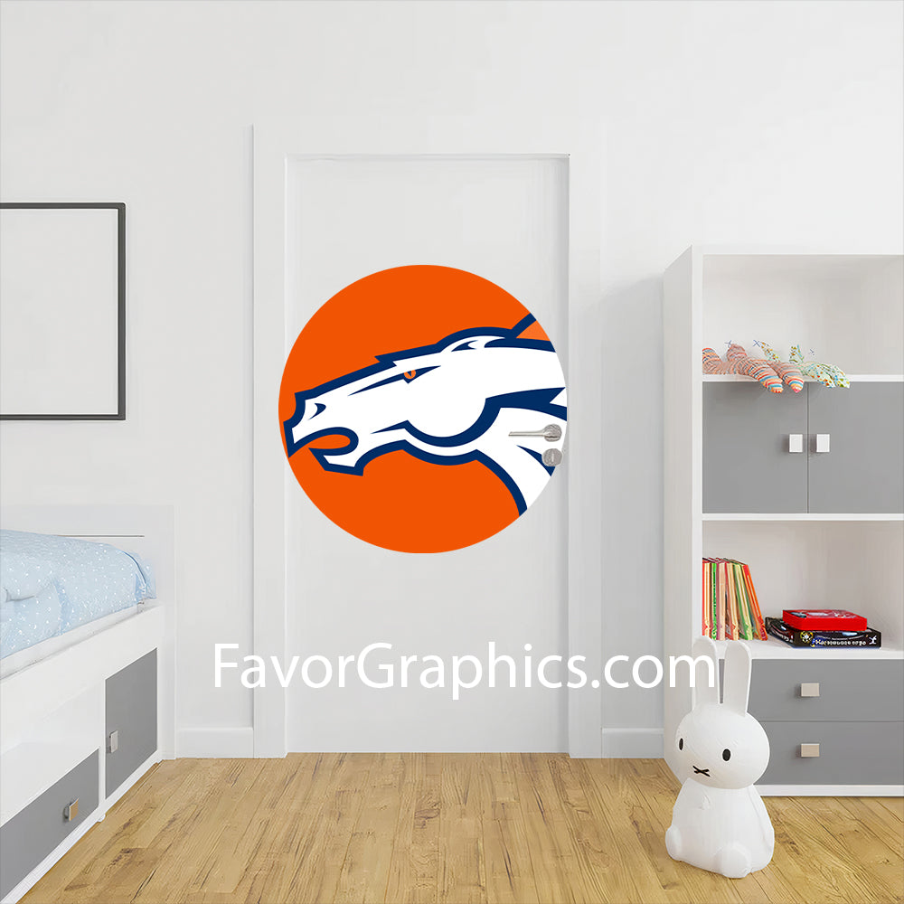 Denver Broncos Home Room Wall Vinyl Decal Sticker Mural Poster