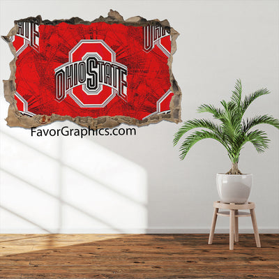 Ohio State Buckeyes Vinyl Wall Art Decal Sticker Poster Print Mural