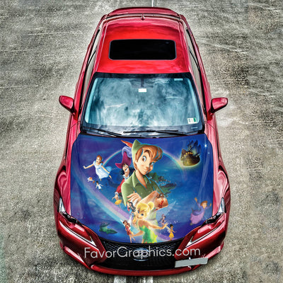 Peter Pan Itasha Car Vinyl Hood Wrap Decal Sticker