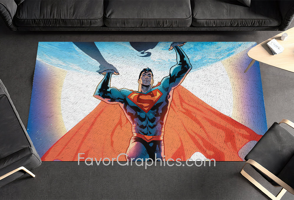 Superman Home Bedroom Decor Rug Carpet Mat