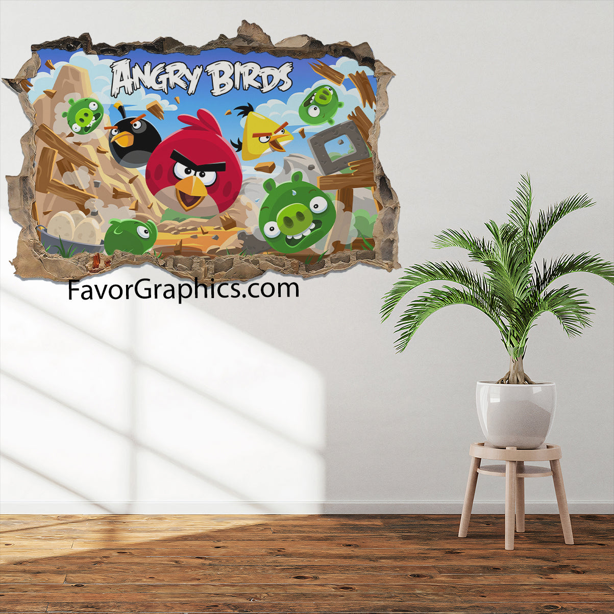 Angry Birds Vinyl Wall Art Decal Sticker Poster Print Mural