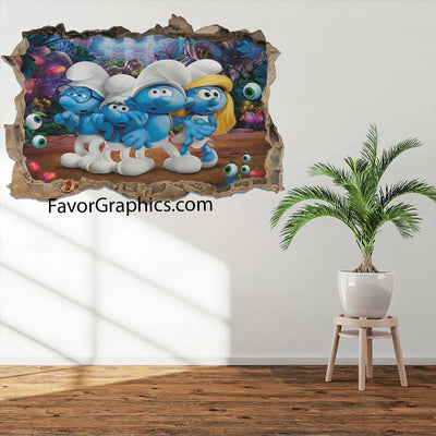 The Smurfs Vinyl Wall Art Decal Sticker Poster Print Mural