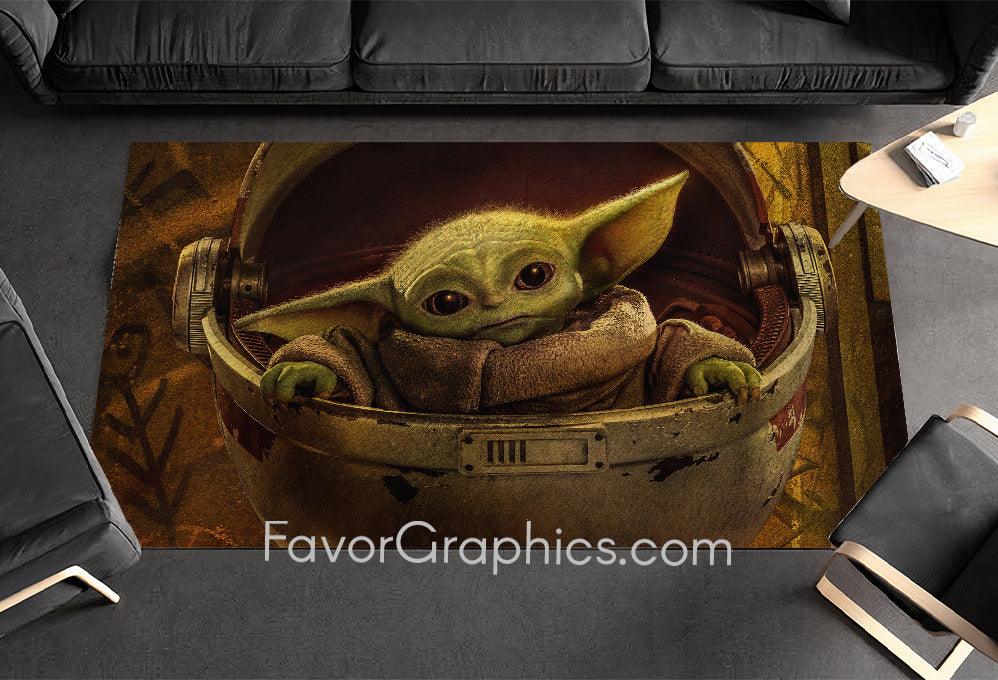 Baby Yoda Home Bedroom Decor Rug Carpet Mat