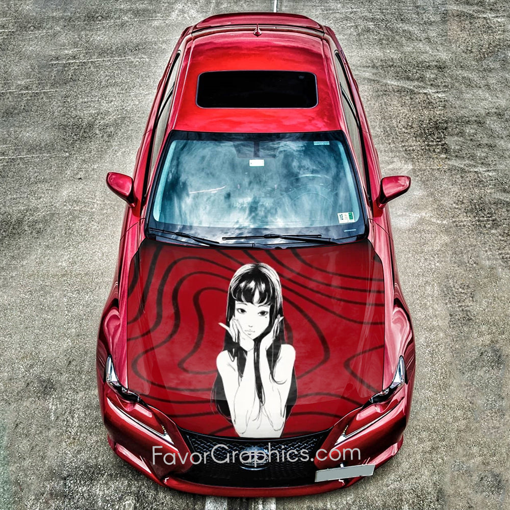 Tomie Kawakami Itasha Car Vinyl Hood Wrap Decal Sticker